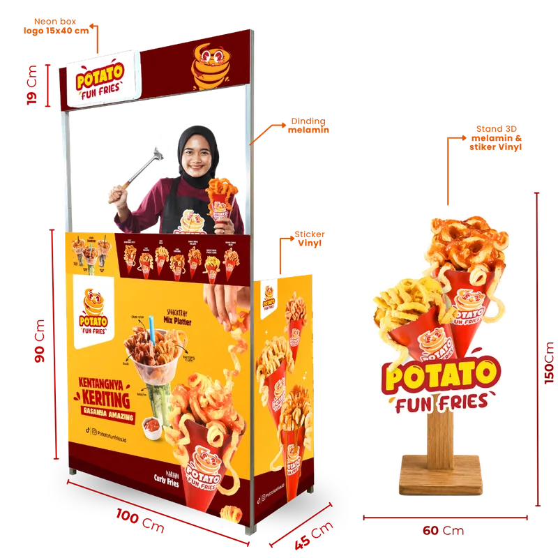 Paket Silver (Booth Portabel)